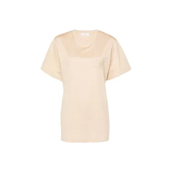 MaxMara Mango Logo embroidered T shirt