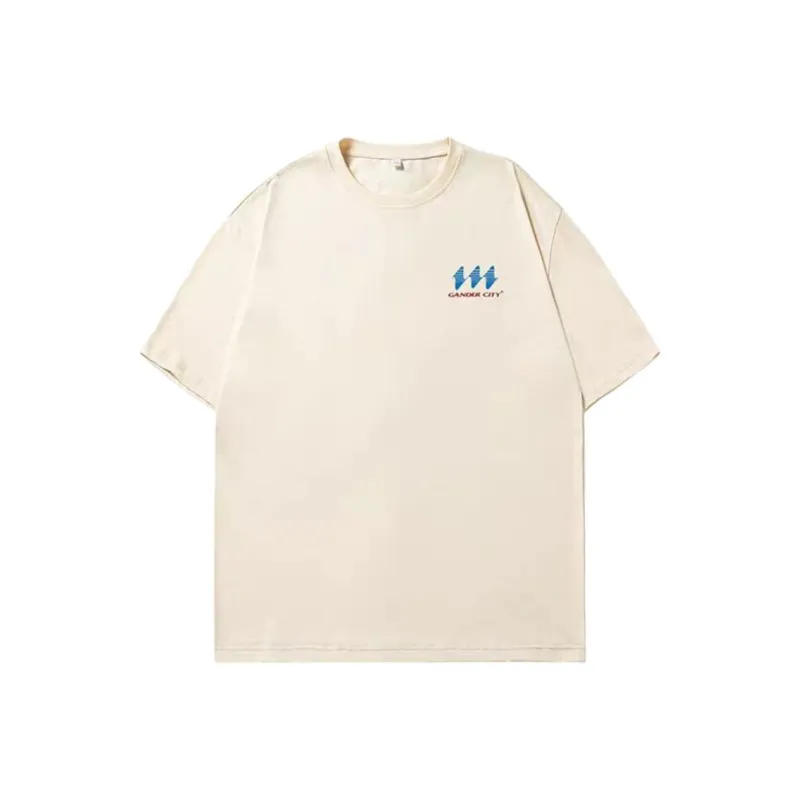ASW ONLINE T-Shirt Unisex Cream Apricot-0