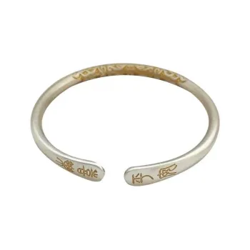 LIUXIN 999 Fine Silver Bangles Women's
