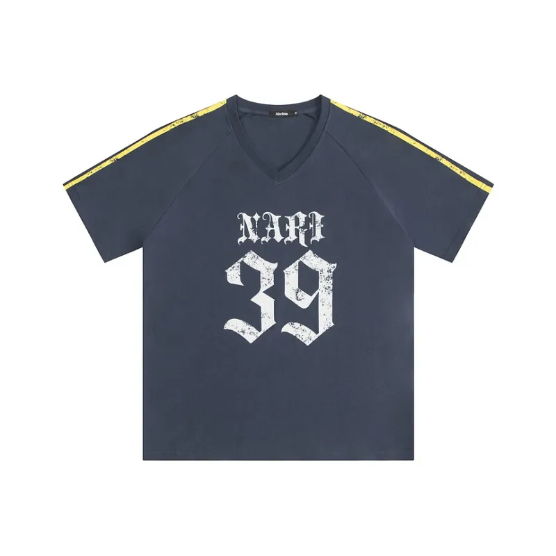 YUZHAOLIN Luxury Streetwear Half Sleeve Top Trendy Unisex-0