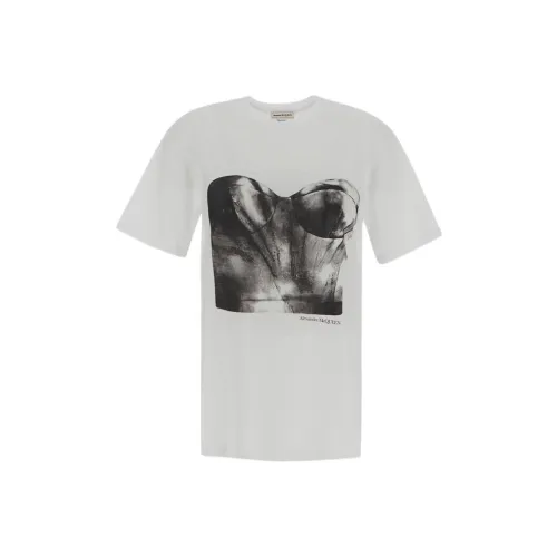 Alexander McQueen T Shirts Women's White