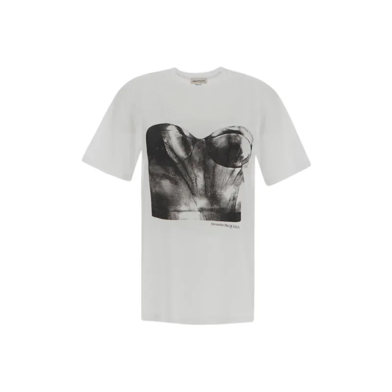 Alexander McQueen T Shirts Women's White-0