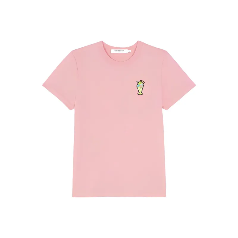 Maison Kitsune T Shirts Women's Pink-0