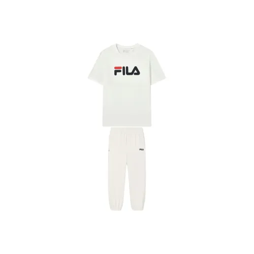 FILA Casual Sportswear Unisex Snow White/Steam White