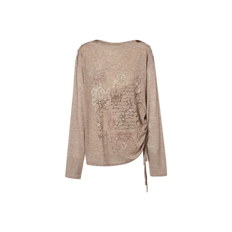 EPTISON WOMAN Drop Shoulder Sleeve T Shirt Women's-6