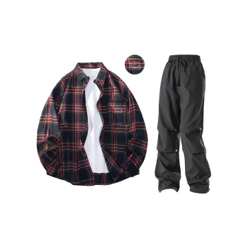 LIVINGTOWN Shirt Matching Set Unisex