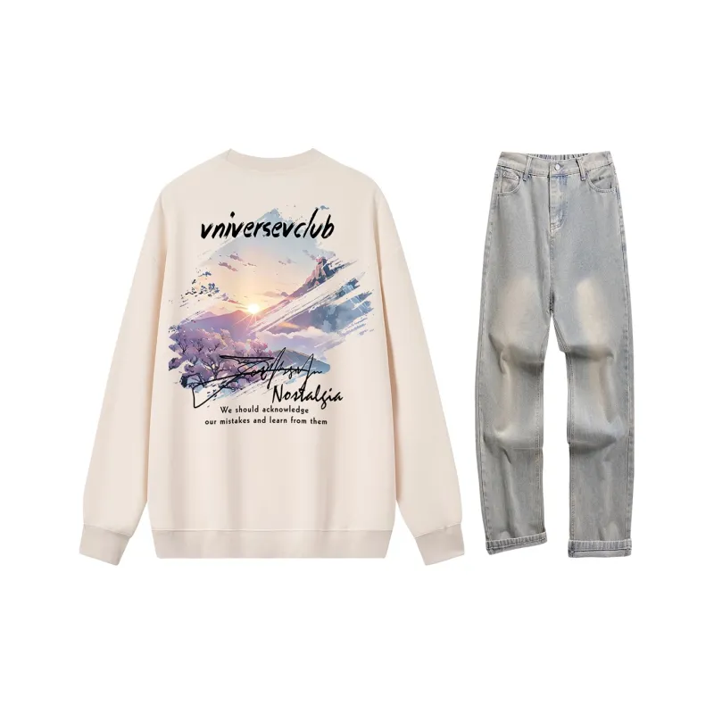 VniVerseVClub Sweatshirt Set Unisex-22