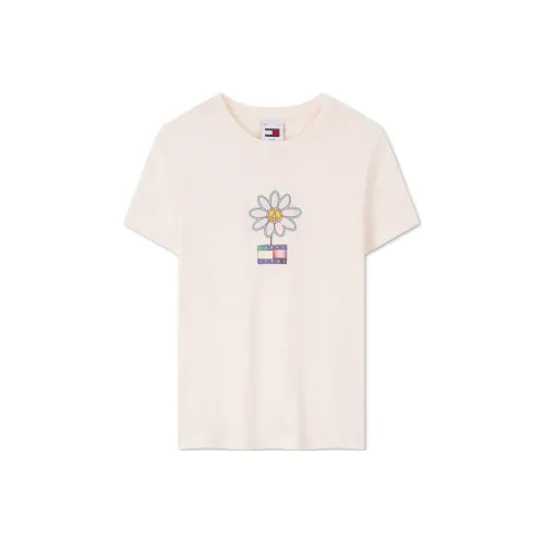 tommy high Hilfiger T Shirt Women's Ecru