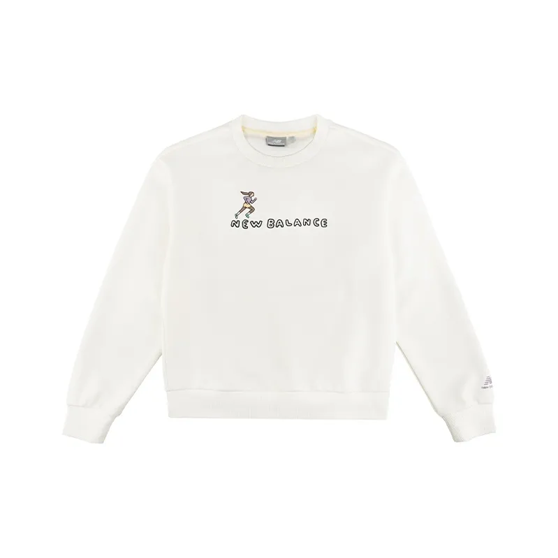 New Balance Sweatshirts Women's White-0