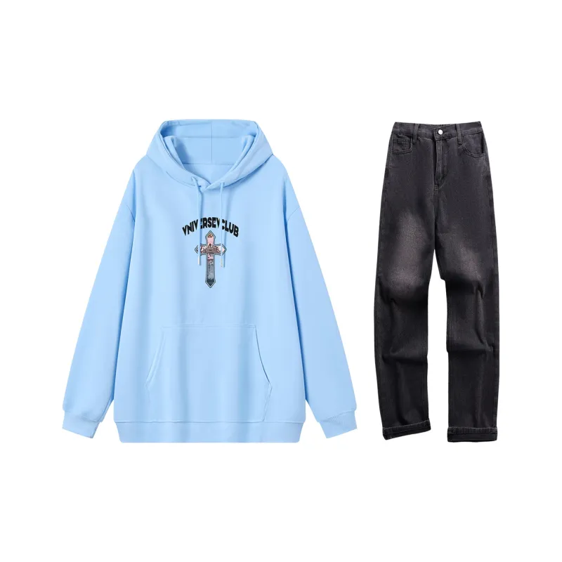 VniVerseVClub Sweatshirt Set Unisex-26