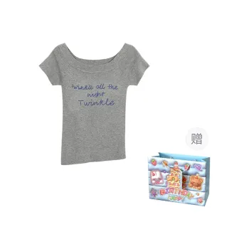 QUIET ANGEL T Shirt Women's Gray