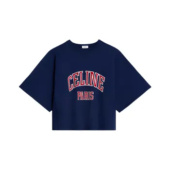 CELINE Paris Loose Sweatshirt In Cotton Fleece