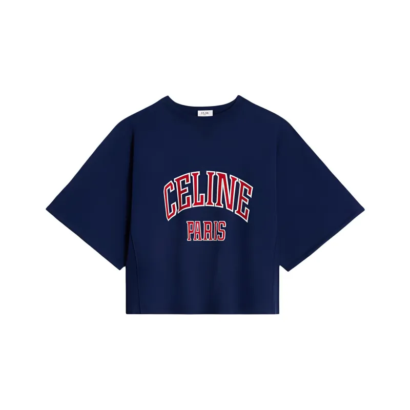 CELINE Paris Loose Sweatshirt In Cotton Fleece-0