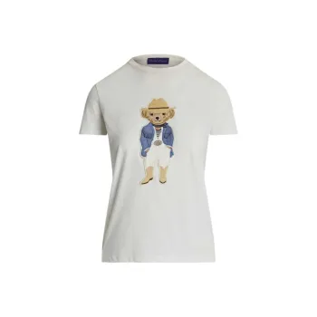 Ralph Lauren Bear motif T shirt