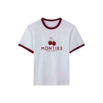TEME T Shirt Women's White & Red