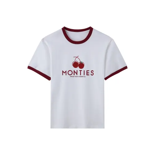 TEME T Shirt Women's White & Red