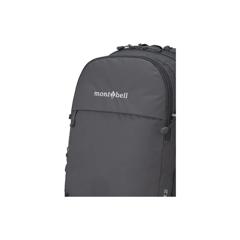 MONTBELL Polyurethane Outdoor Mountaineering Bag Backpack Regular Unisex Dark Gray-2