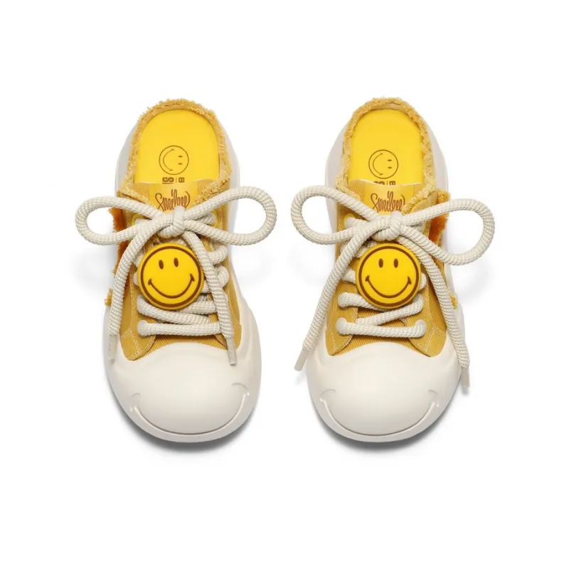 SMILEY x BELLE Abrasion Resistant Closed Toe Slippers Women's-2