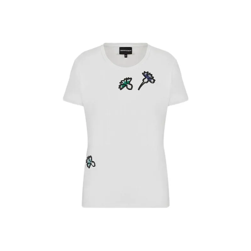 EMPORIO ARMANI T Shirts Women's White-0