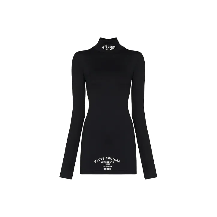 Vetements FW21 Slim Fit Knitwear Women's Black-0