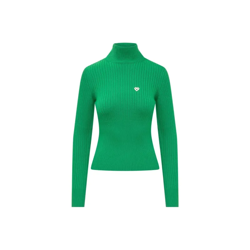 CASABLANCA Monogram Plaque High Neck Jumper-0
