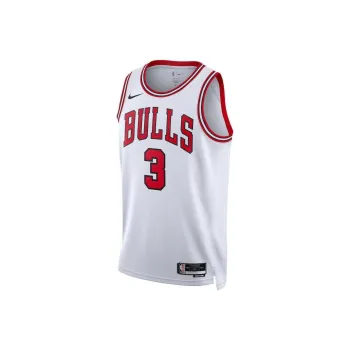 Nike x NBA Basketball Jerseys Chicago Bulls Unisex White