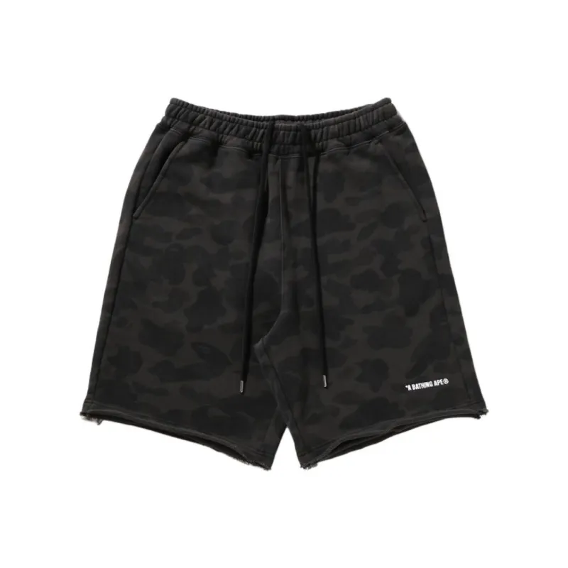 Bape 1st Camo Heavy Washed Relaxed Fit Sweat Shorts-4