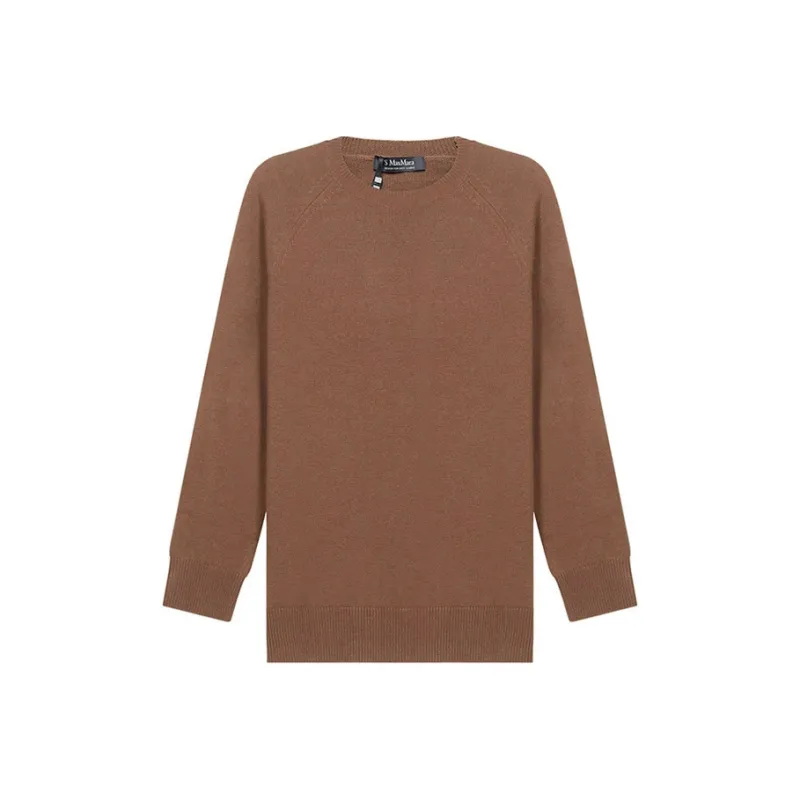 'S MAX MARA Fitted Knitwear Women's Dark Camel-0