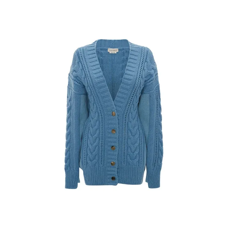 Alexander McQueen SS22 Knitwear Women's Blue-0