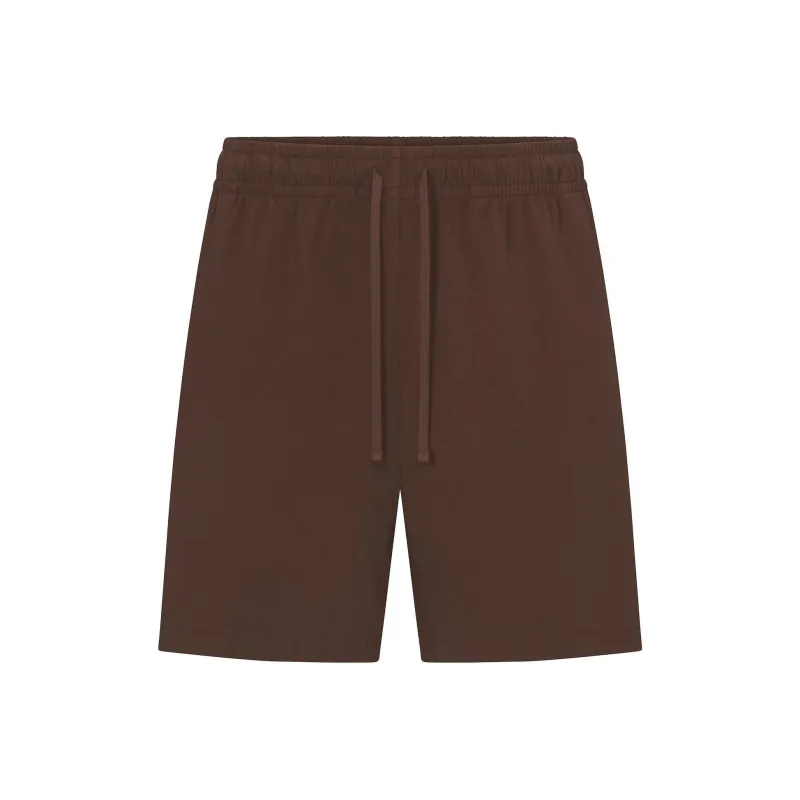 SKIMS FW24 JERSEY LOUNGE MENS RELAXED SHORT Casual Shorts Men's MUD/Earth Tone-0
