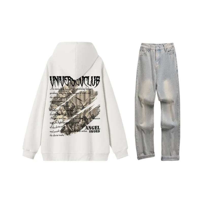 VniVerseVClub Sweatshirt Set Unisex-4