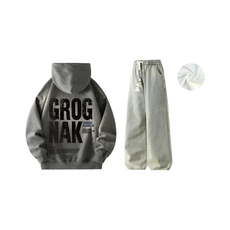 GROGNAK Sweatshirt Sets Unisex-58
