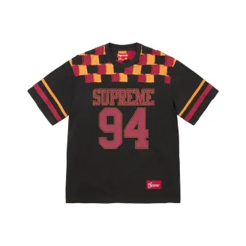 Supreme Patchwork Yoke Football Top