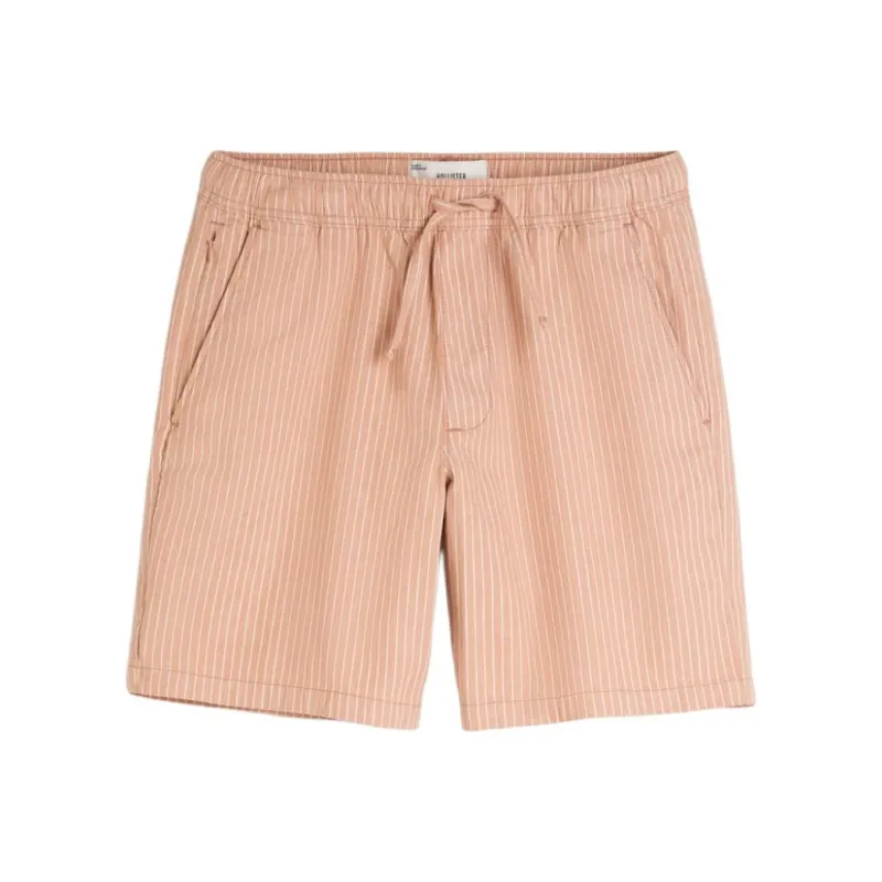 Hollister Casual Shorts Men's Orange Stripes-0