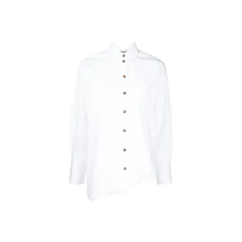 GANNI Shirts Women's White