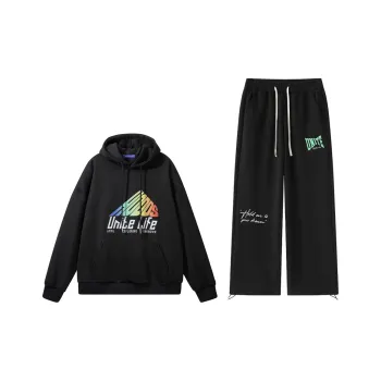Unite Life HOODS Casual Sportswear Unisex