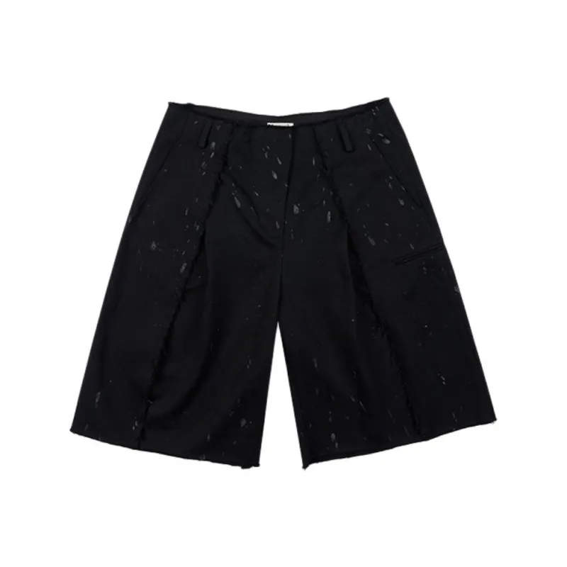 GOOD BAI Casual Shorts Unisex Black-0