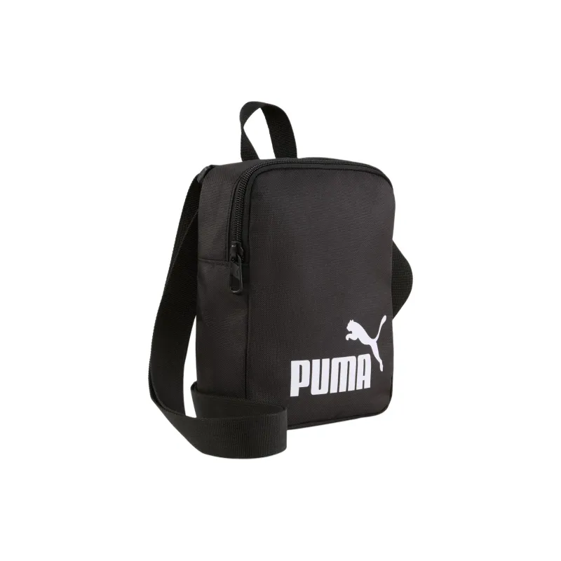 PUMA Phase Recycled Material One Shoulder Handbag Unisex Black-0
