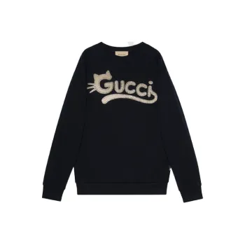 GUCCI Kitten Logo Sweatshirt