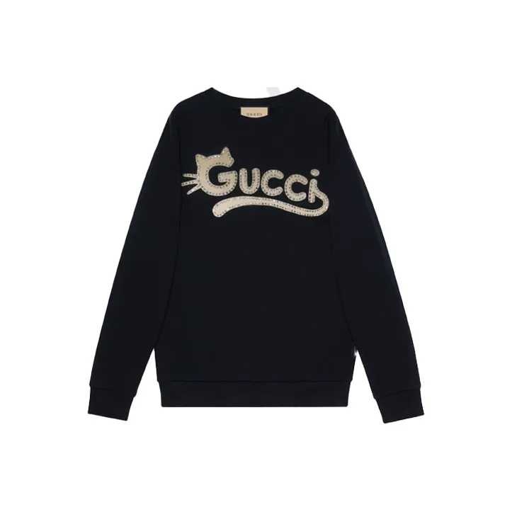GUCCI Kitten Logo Sweatshirt-0