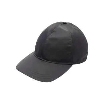 PRADA Nylon Baseball Caps Unisex Black