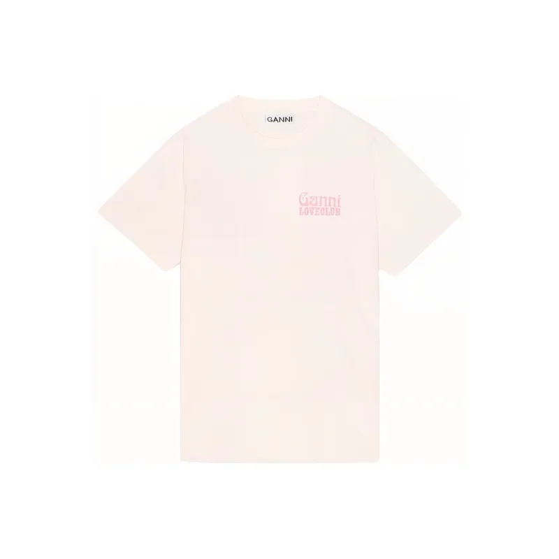GANNI Regular T Shirt Women's Heron Crane White-0