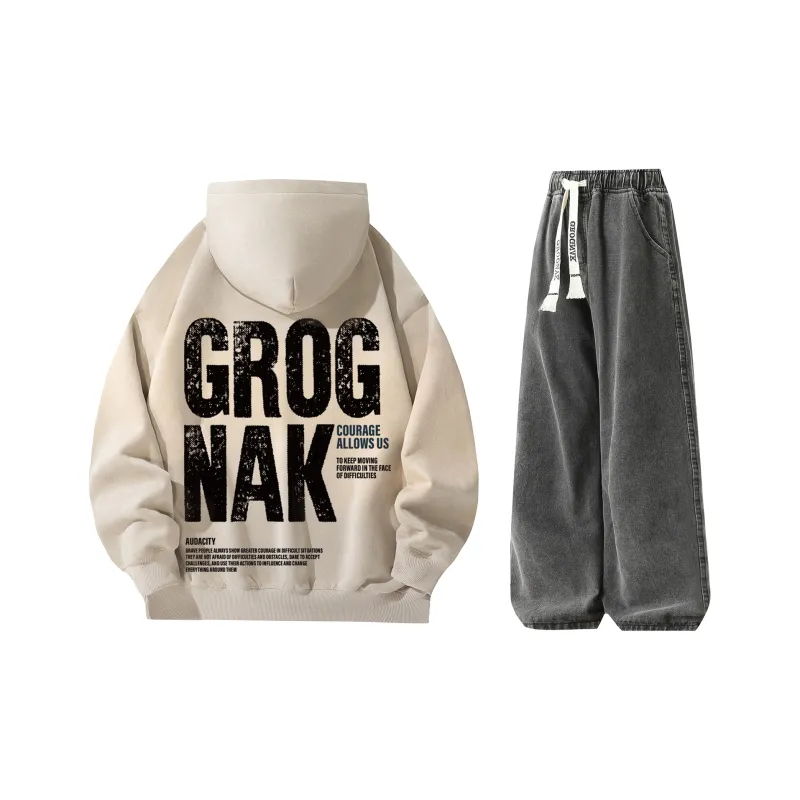 GROGNAK Sweatshirt Sets Unisex-37