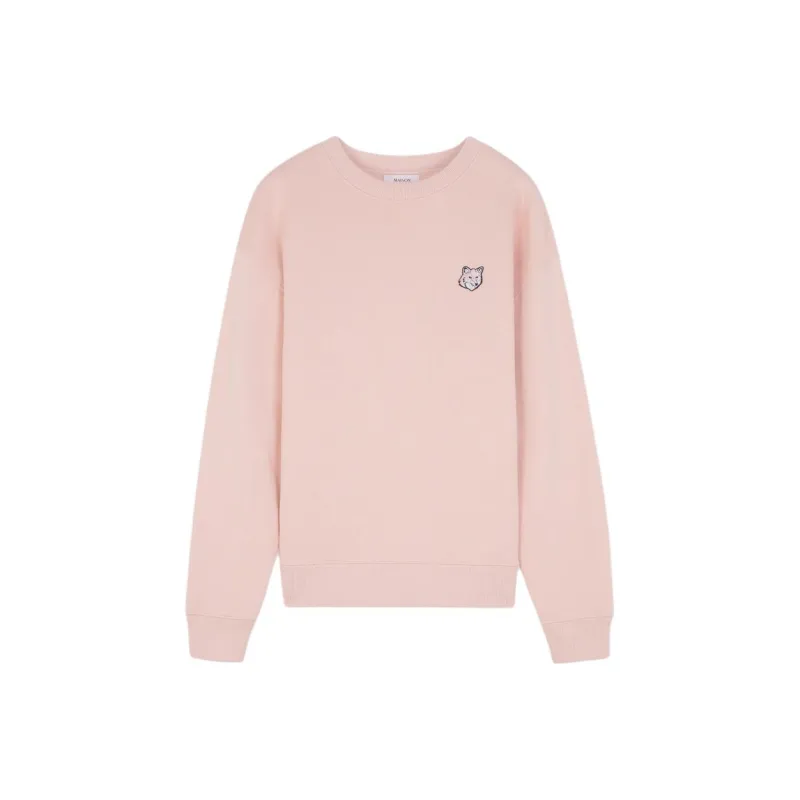 Maison Kitsune Bold Fox Head Patch Crewneck Sweatshirt-0