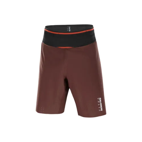 SALOMON S/LAB ULTRA Casual Shorts Men's Luxury Style Chocolate