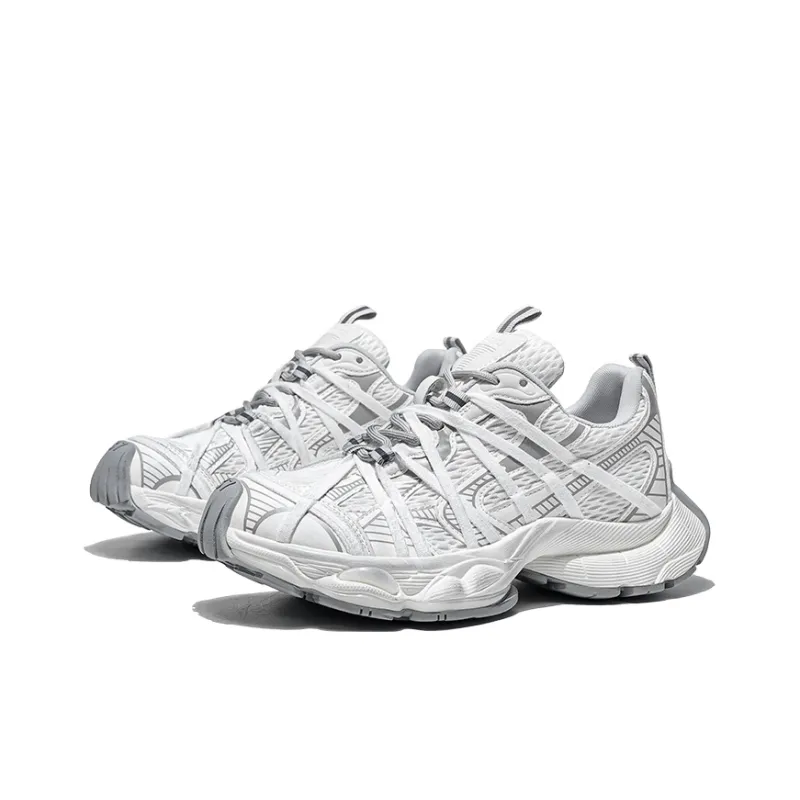 MOERBAI Marshmallow Breathable Height Increase Low Top Chunky Sneakers Unisex-7