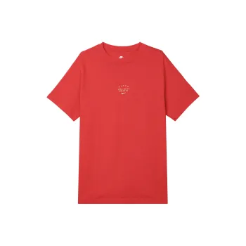 Nike Sportswear Women's Heavyweight Short Sleeve T Shirt Red