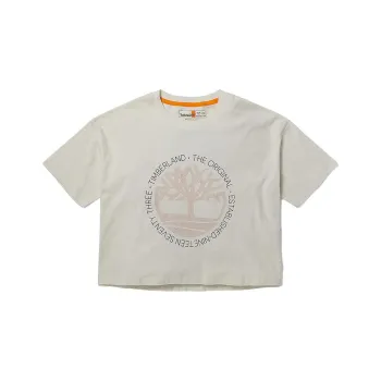 Timberland T Shirts Women's Vintage White