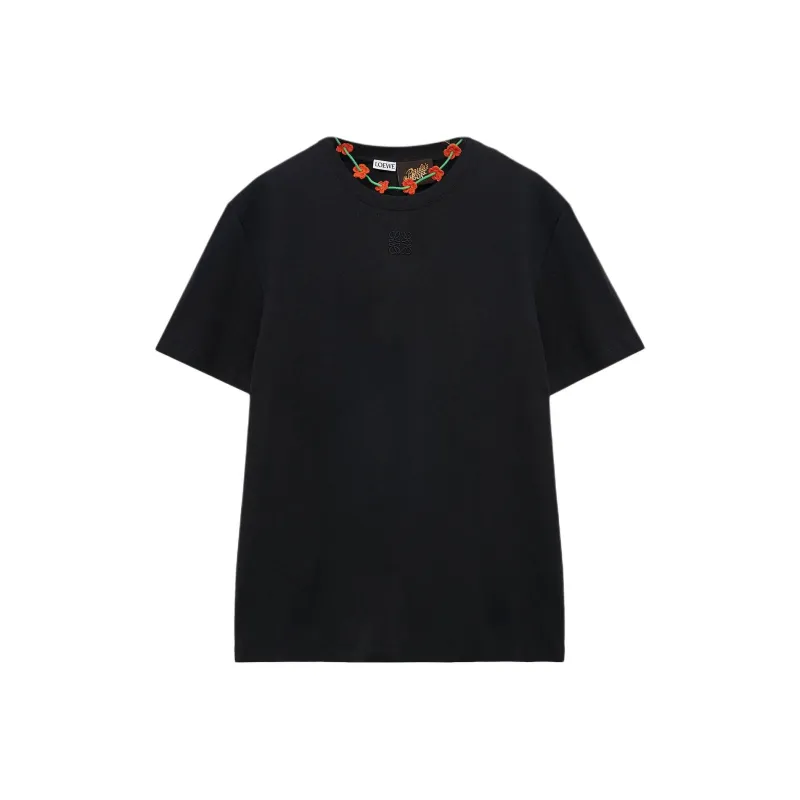 LOEWE Paula's Ibiza SS25 Regular T Shirt Women's Black-0