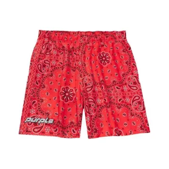 PURPLE BRAND Bandana print 'Fiery ' Shorts